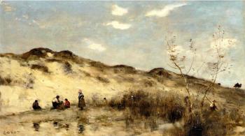 讓 巴蒂斯特 卡米耶 柯羅 A Dune at Dunkirk 讓 巴蒂斯特 卡米耶 柯羅 A Dune at Dunkirk